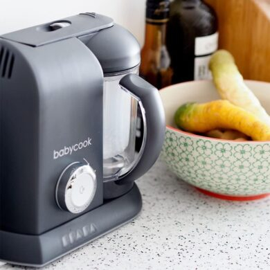 BEABA garintuvas trintuvas Babycook Solo 4 in 1 Dark Grey