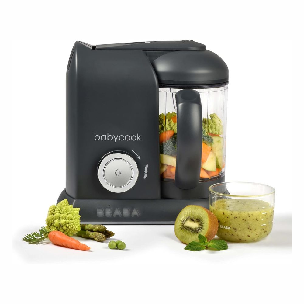 BEABA garintuvas trintuvas Babycook Solo 4 in 1 Dark Grey