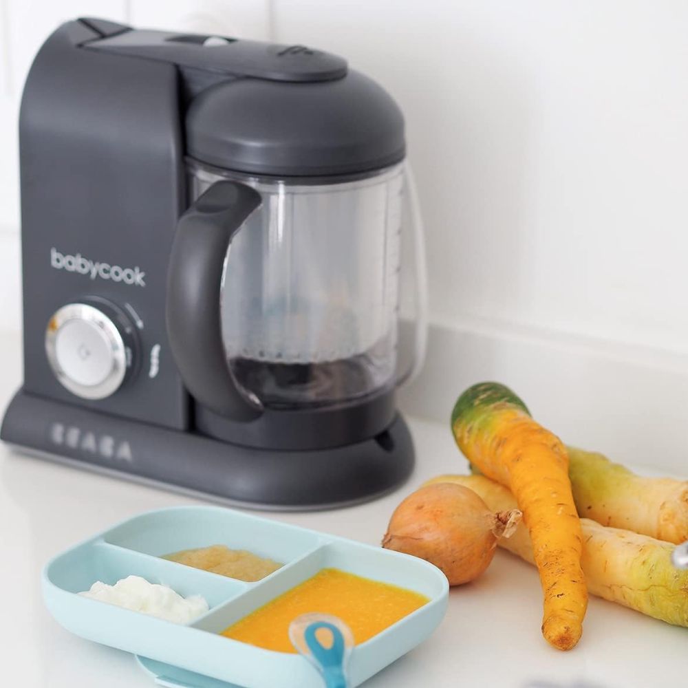 BEABA garintuvas trintuvas Babycook Solo 4 in 1 Dark Grey