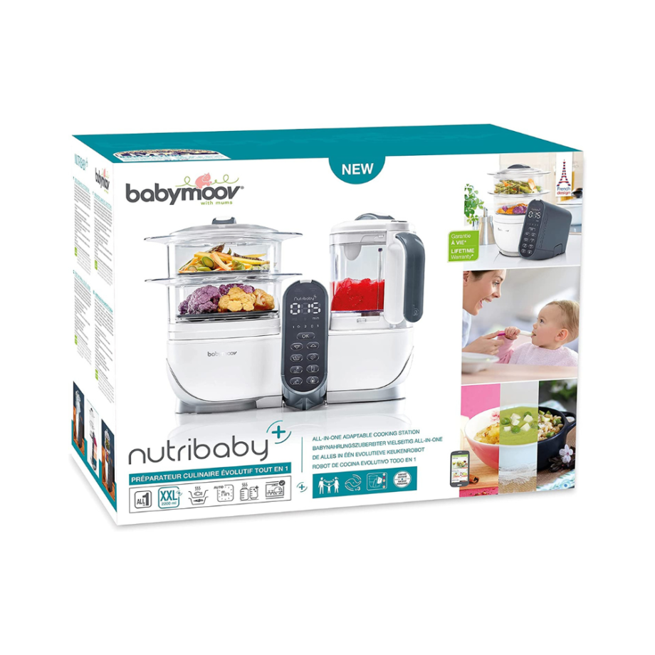 BABYMOOV Nutribaby+ daugiafunkcinis maisto gaminimo prietaisas White