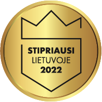 Stipriausi Lietuvoje 2022 įvertinimas