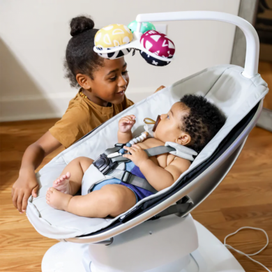 Elektroninės sūpynės 4MOMS Mamaroo 5 Classic Grey