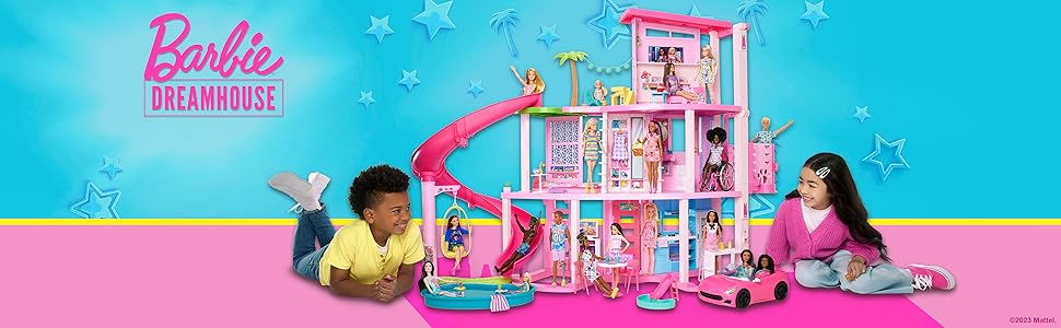 Barbie Dreamhouse barbių namas vila HMX10 (2023 m.)