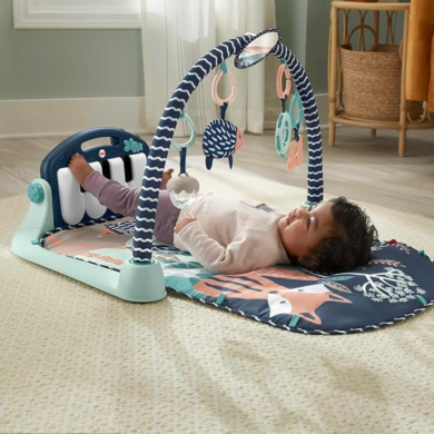 FISHER PRICE lavinamasis kilimėlis su pianinu Kick and Play Piano