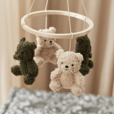 JOLLEIN karuselė Teddy Bear Leaf green