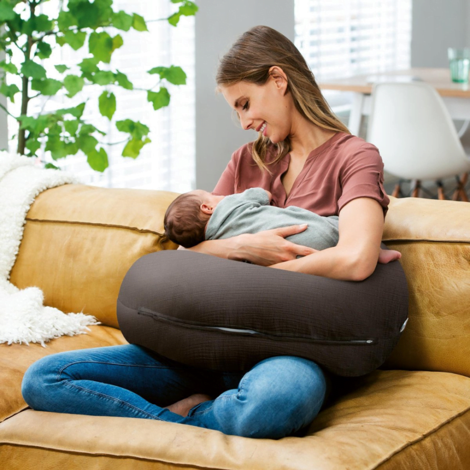 Maitinimo ir nėštumo pagalvė Doomoo Comfy Big Tetra Grey