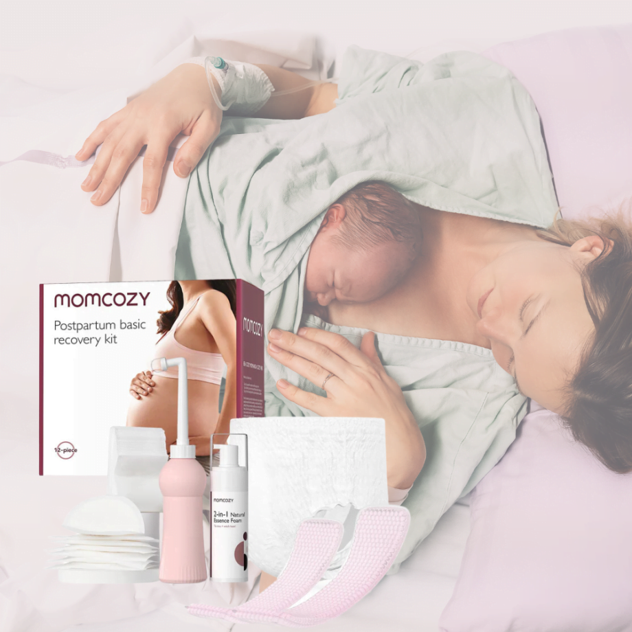 Rinkinys po gimdymo MOMCOZY Recovery Essentials Kit 12 dalių