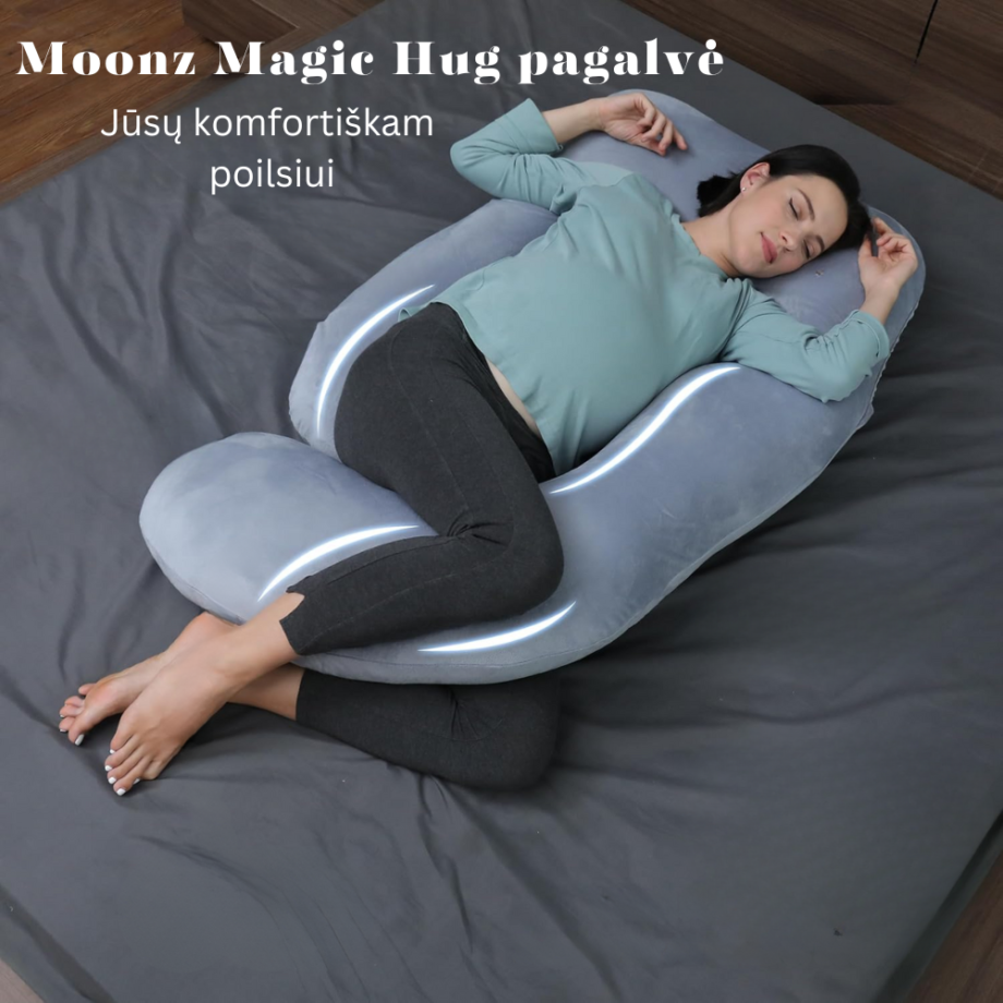 MOONZ viso kūno poilsio pagalvė "Magic Hug"