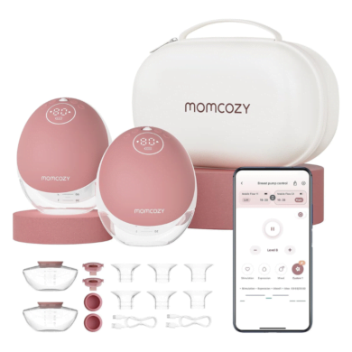 Momcozy M9 dvigubas belaidis pientraukis Mobile Flow™