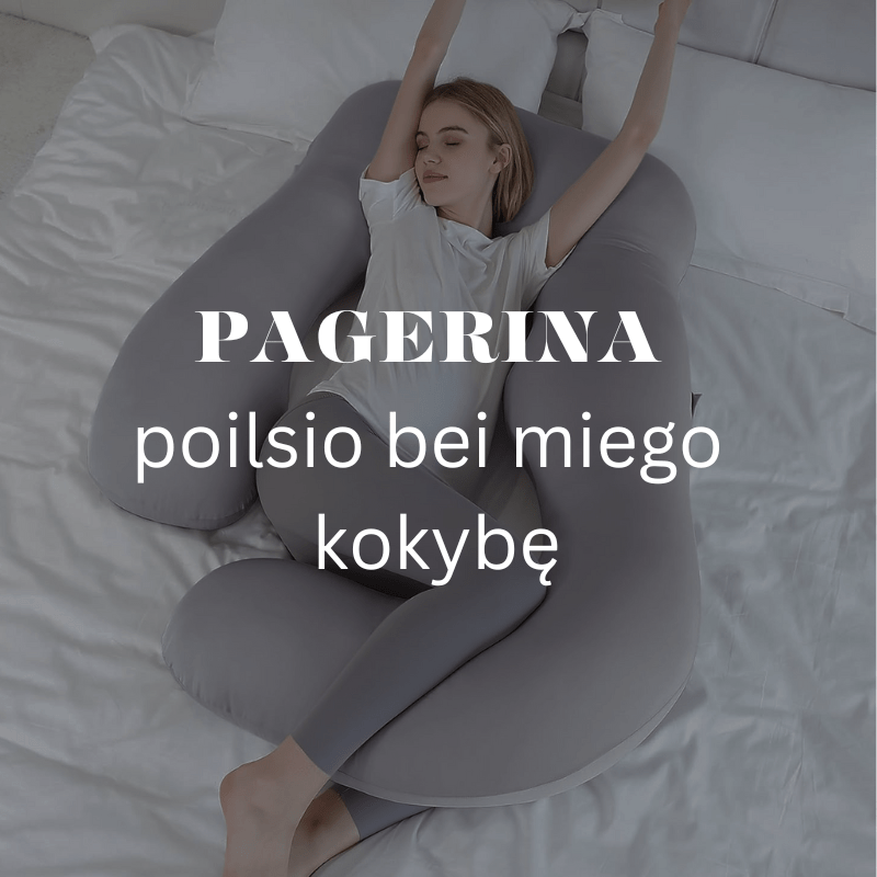 MOONZ viso kūno poilsio pagalvė "Magic Hug"