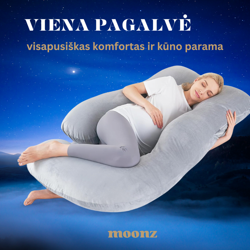 MOONZ viso kūno poilsio pagalvė "Magic Hug"