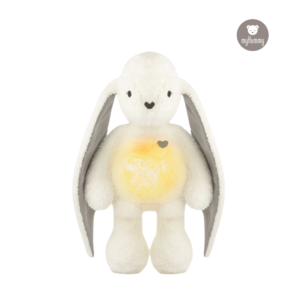 Migdukas zuikutis myHummy su baltuoju triukšmu Bunny Grey 5in1