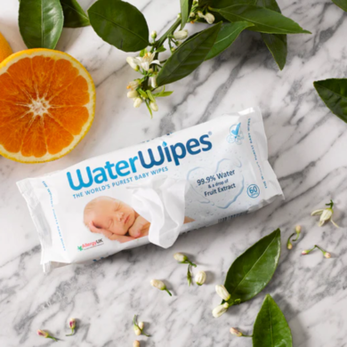 WaterWipes drėgnos servetėlės Plastic-Free 720 vnt. (12 pak.)