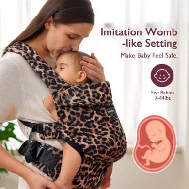Momcozy ergonomiška nešioklė Leopard