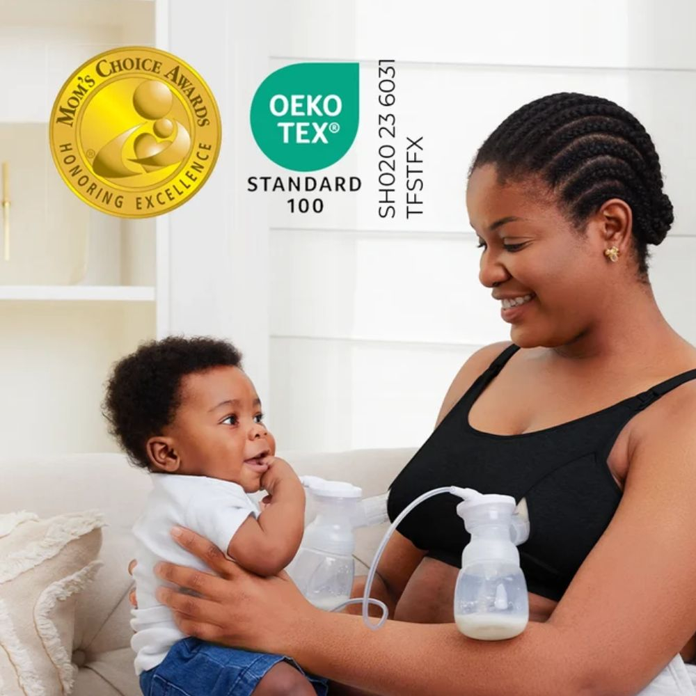 Momcozy laisvų rankų liemenėlė pientraukiui ir žindymui
