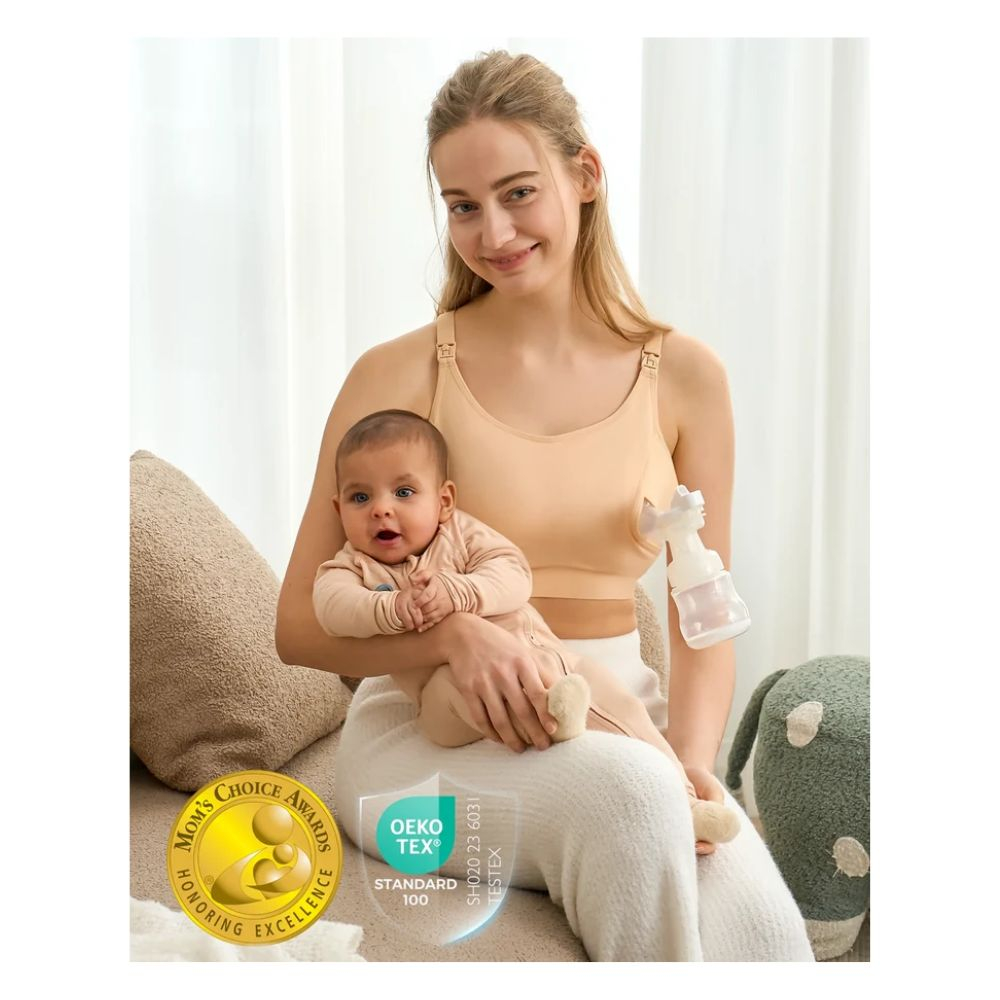 Momcozy laisvų rankų liemenėlė pientraukiui ir žindymui