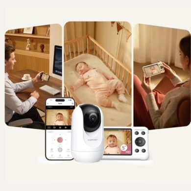 MOMCOZY video auklė su WIFI funkcija BM04 SMART