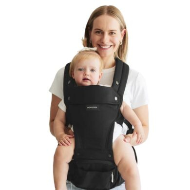 Momcozy nešioklė su klubų sėdyne MoveFit2, Black