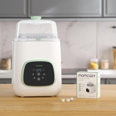 MOMCOZY buteliukų plovyklės KleanPal Pro plovimo tabletės 120 vnt.