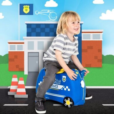 TRUNKI vaikiškas lagaminas Percy the Police Car