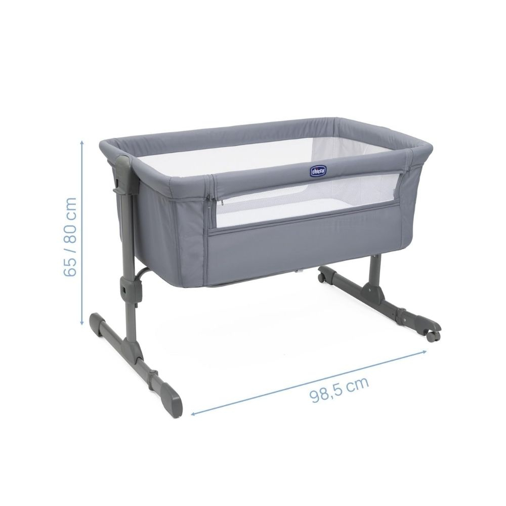 Chicco Next2Me lovytė Essential Grey
