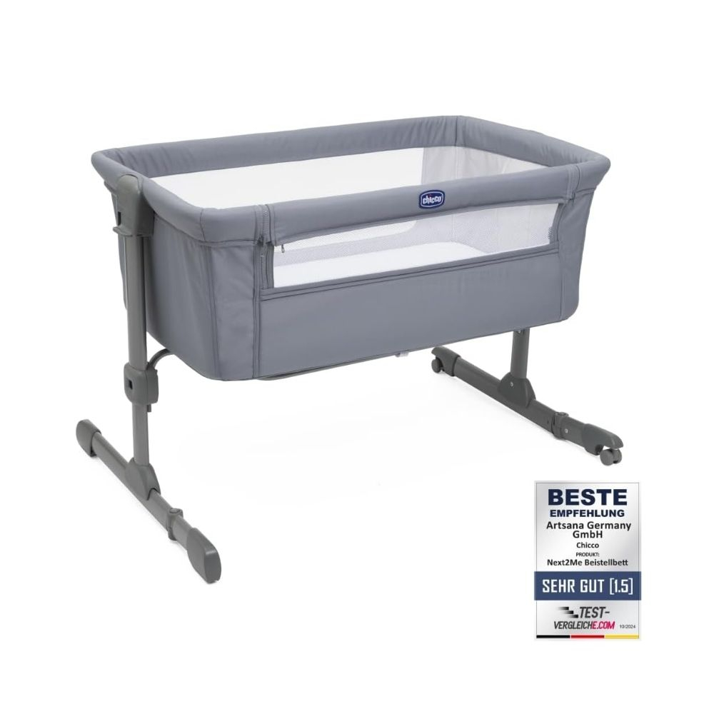 Chicco Next2Me lovytė Essential Grey