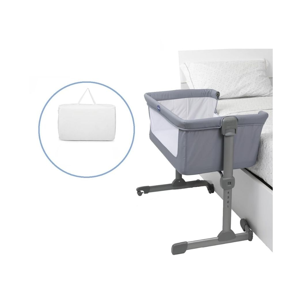 Chicco Next2Me lovytė Essential Grey