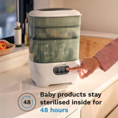 BABY BREZZA One Step™ elektrinis garų sterilizatorius su džiovintuvu