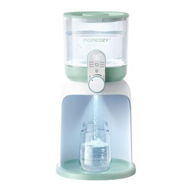 Momcozy momentinis vandens šildytuvas naktiniams maitinimams Dual Ligths