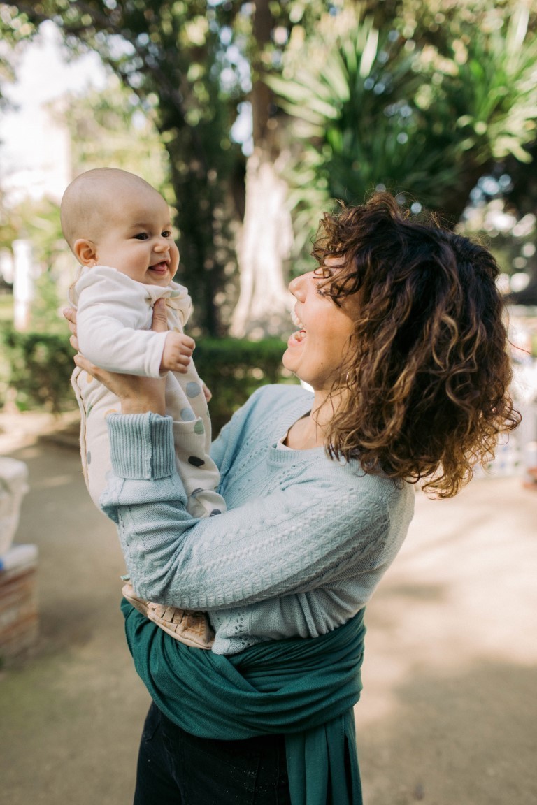 Nešioklė vaikjuostė Boba Wrap Organic Serenity Rainforest