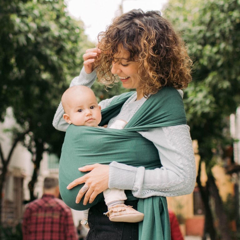Nešioklė vaikjuostė Boba Wrap Organic Serenity Rainforest