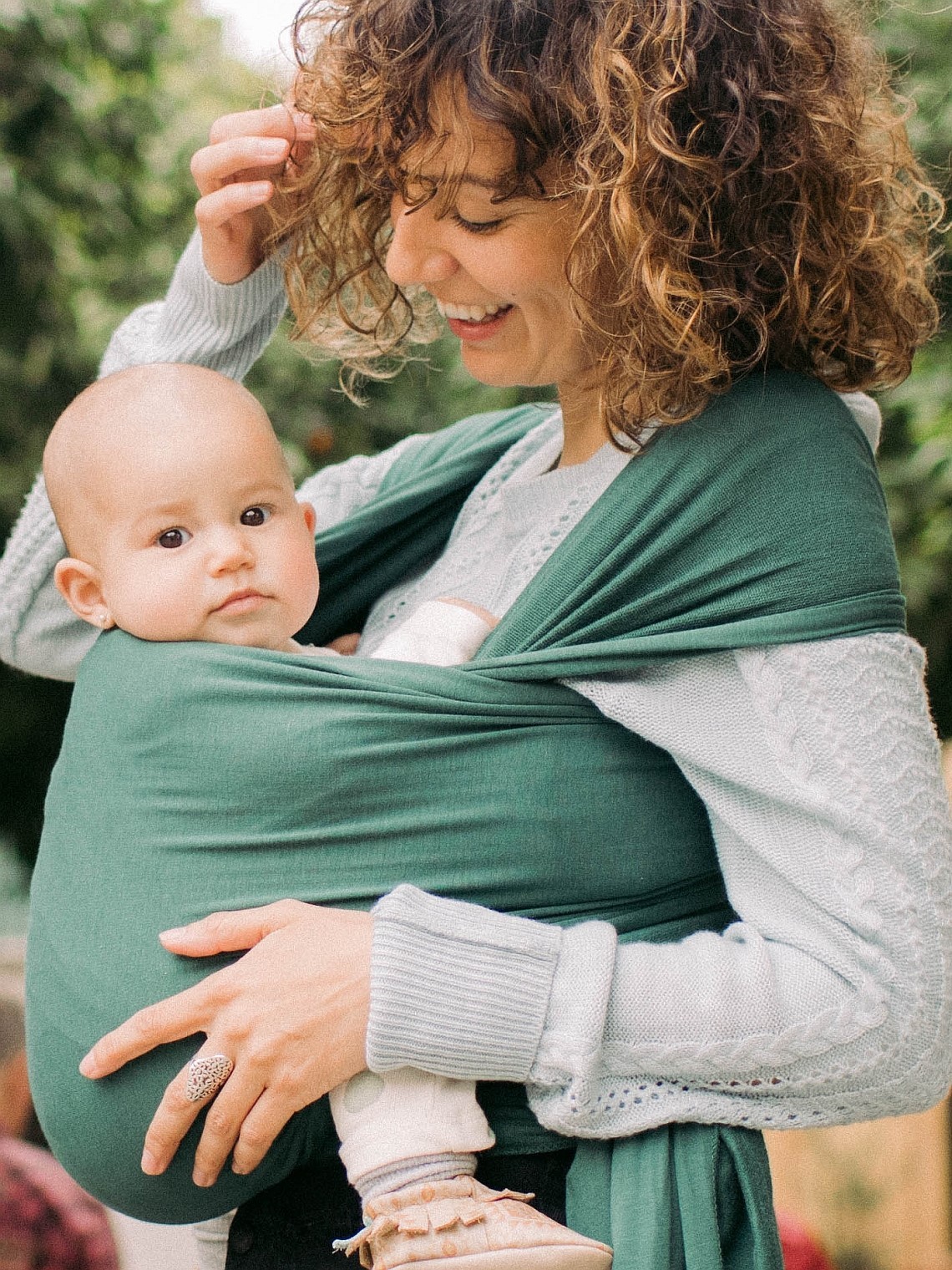 Nešioklė vaikjuostė Boba Wrap Organic Serenity Rainforest