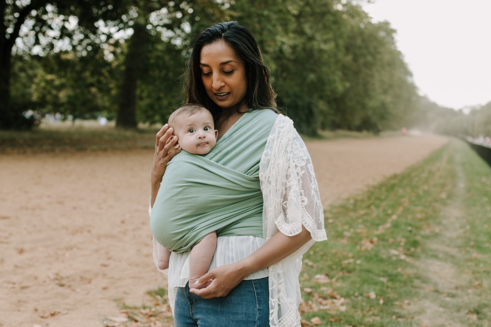 Nešioklė Boba Wrap Sage Green