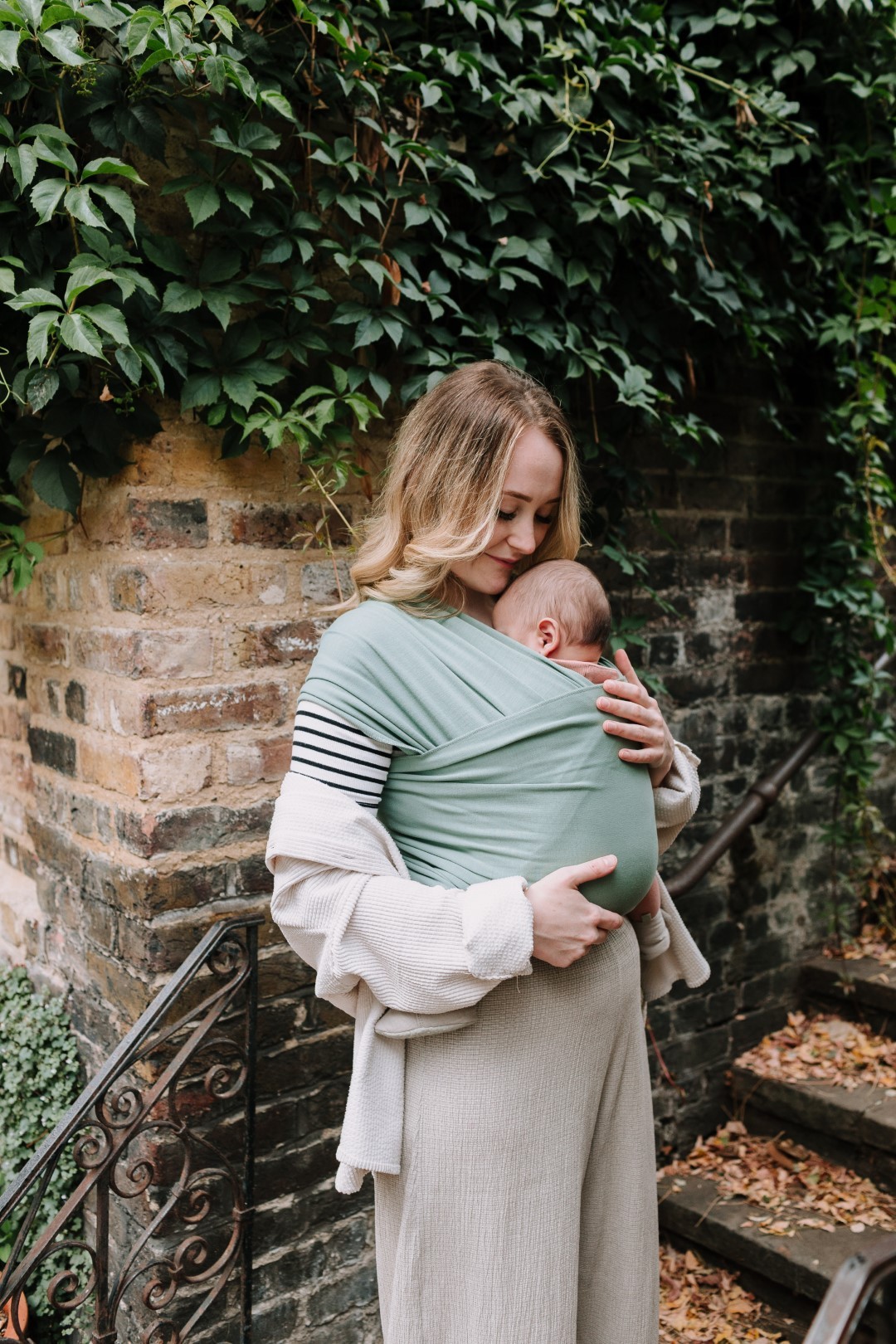 Nešioklė Boba vaikjuostė Wrap Sage Green