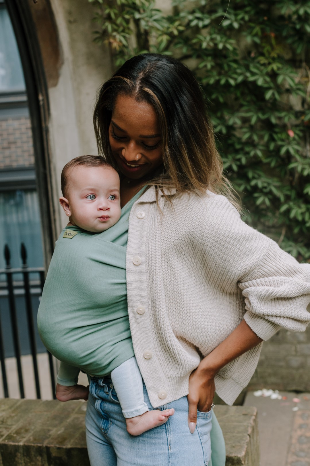 Nešioklė Boba Wrap Sage Green