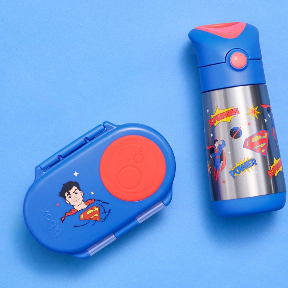 B.BOX plieninė termo gertuvė Superman 350 ml