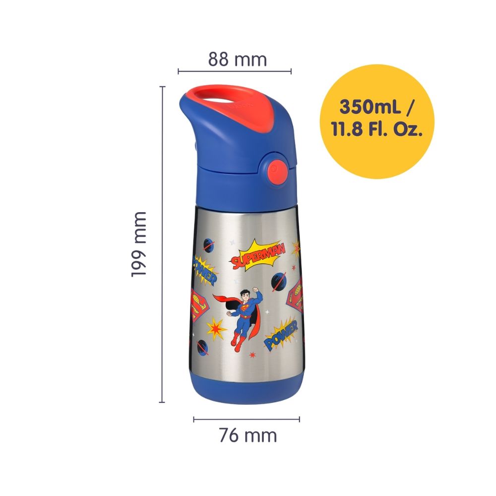 B.BOX plieninė termo gertuvė Superman 350 ml