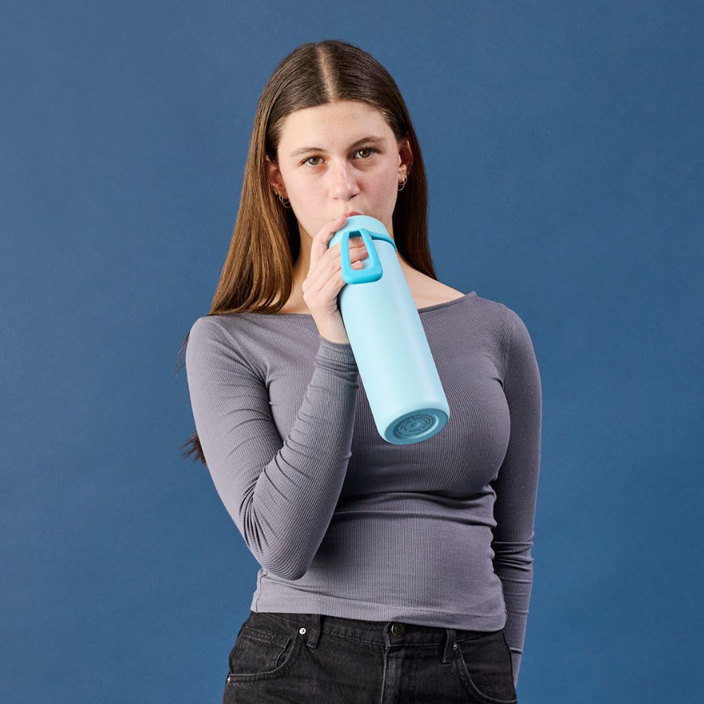 B.BOX plieninė termo gertuvė su šiaudeliu Lagoon 690 ml