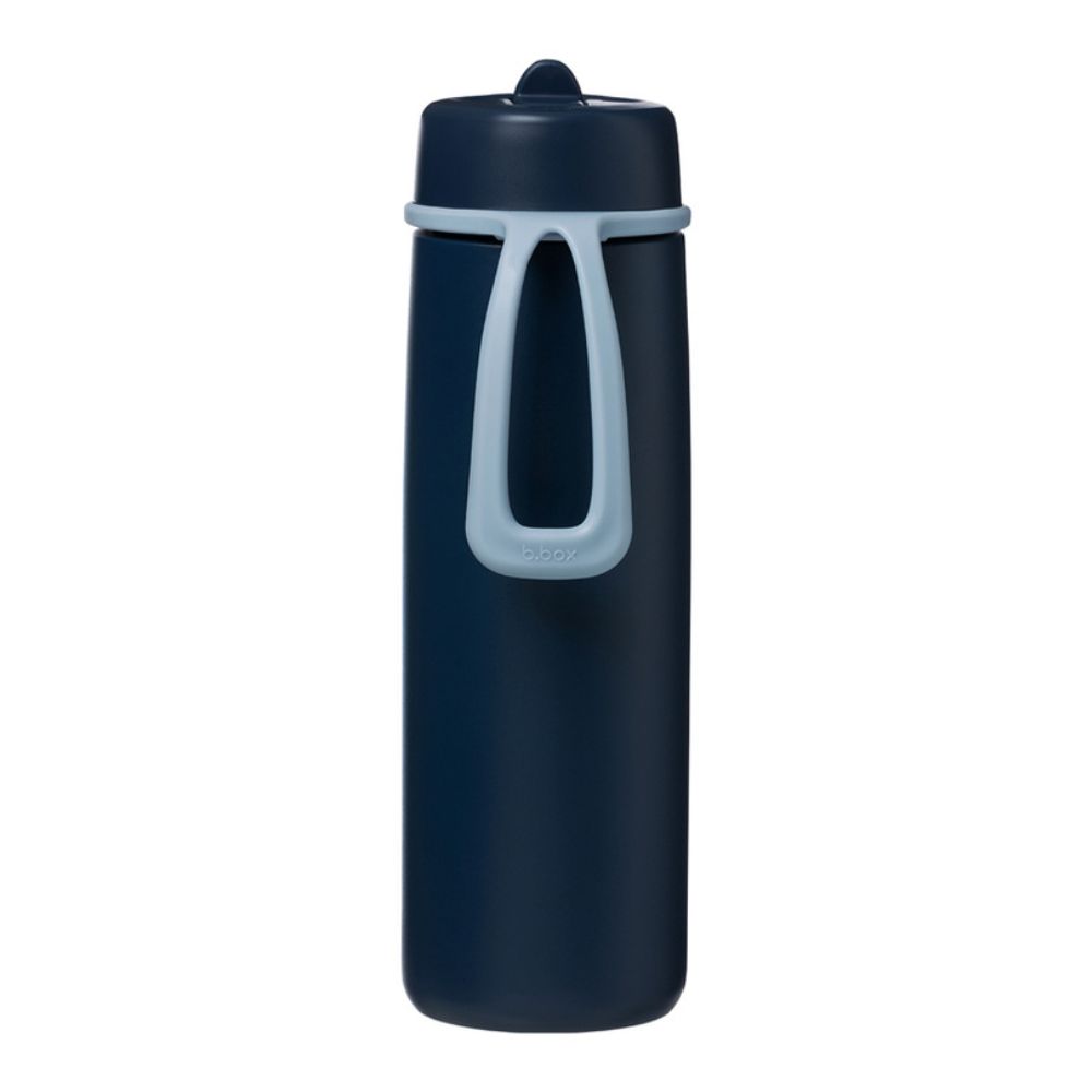 B.BOX plieninė termo gertuvė su šiaudeliu Midnight 690 ml