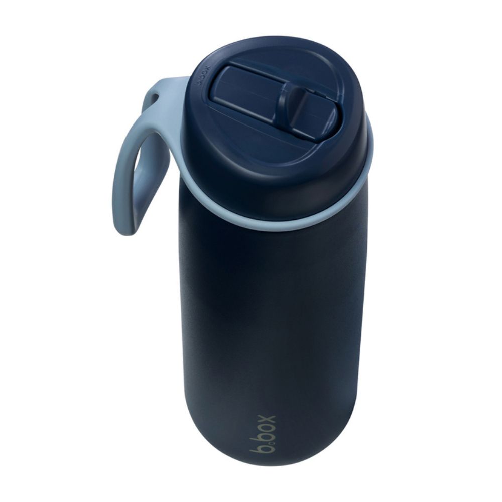 B.BOX plieninė termo gertuvė su šiaudeliu Midnight 690 ml