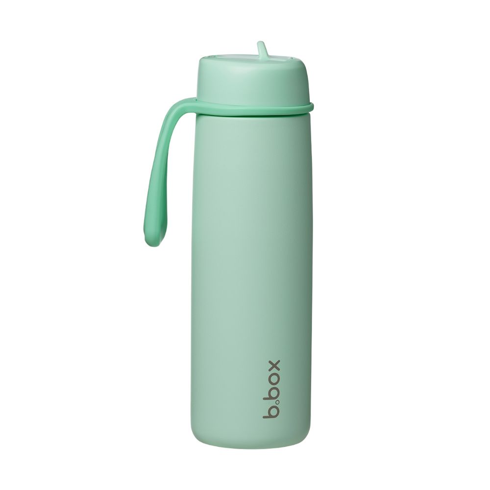 B.BOX plieninė termo gertuvė su šiaudeliu Spearmint 690 ml