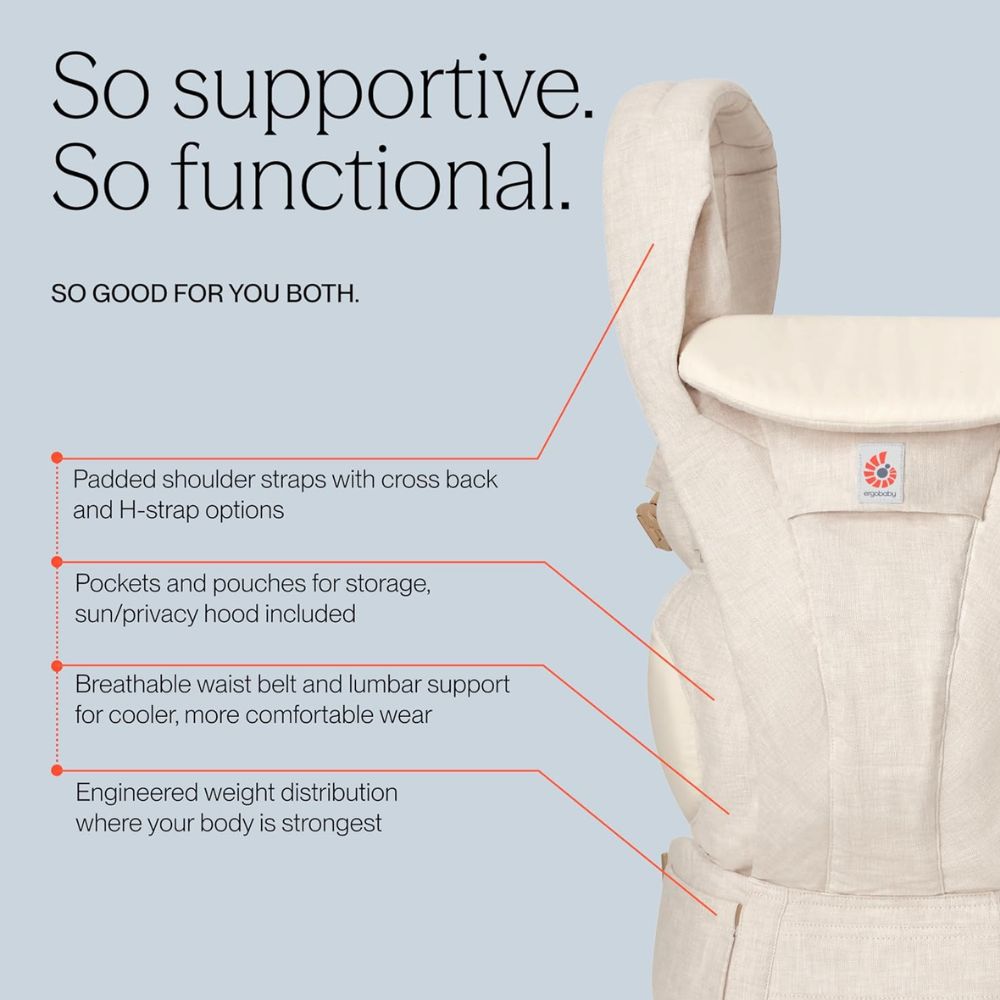 Nešioklė ERGOBABY OMNI DELUXE Natural Linen