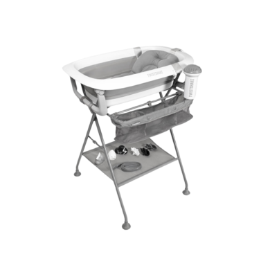 Twistshake vonelė su stovu Luxury Bath Kit White/Grey 78996