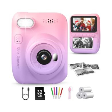 GREENKINDER momentinis fotoaparatas vaikams H2 PinkPurple