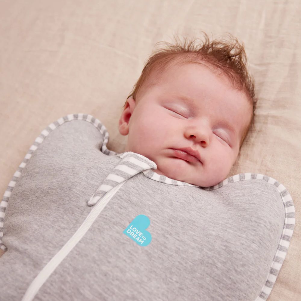 LOVE TO DREAM miegmaišis kūdikiams Swaddle Up Stage 1 Grey