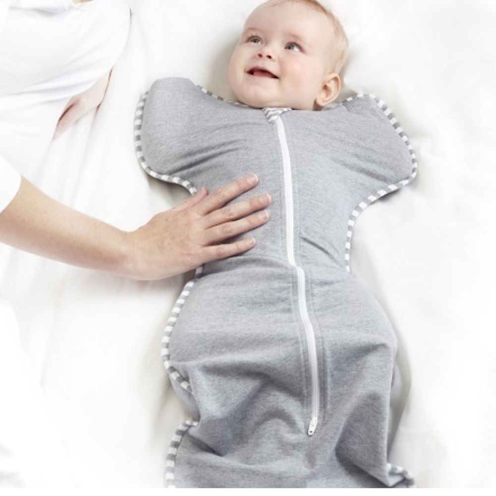 LOVE TO DREAM miegmaišis kūdikiams Swaddle Up Stage 1 Grey