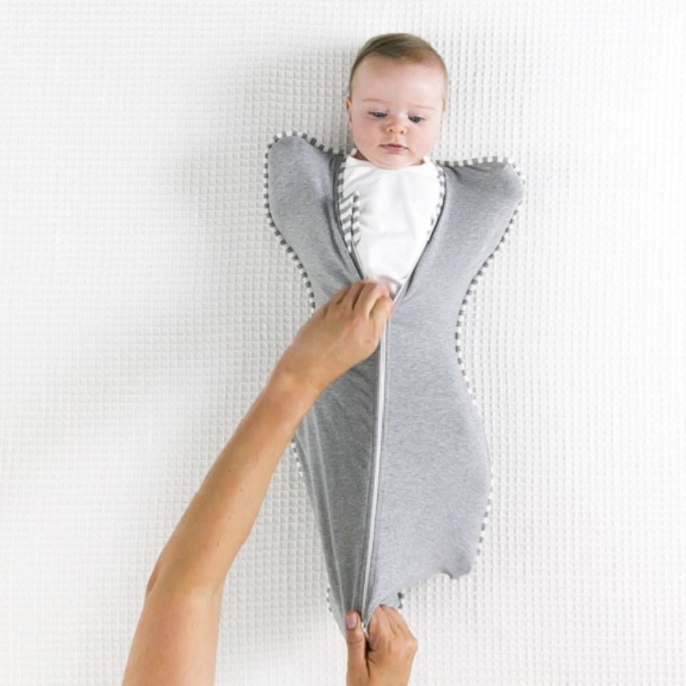 LOVE TO DREAM miegmaišis kūdikiams Swaddle Up Stage 1 Grey