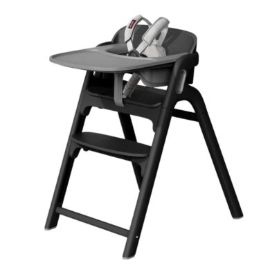 MOMCOZY DinerPal Montessori maitinimo kėdutė ir mokymosi bokštelis 5in1 Black