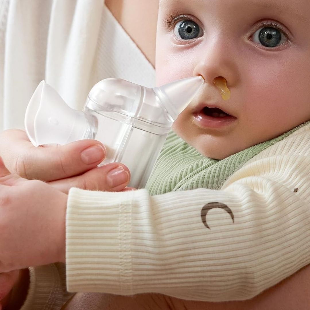 MOMCOZY galingas nosies aspiratorius kūdikiams Breezyclear Pro su drėkinimo funkcija