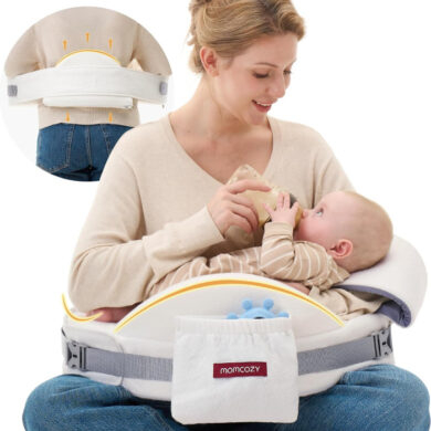 MOMCOZY CozyPro maitinimo pagalvė White